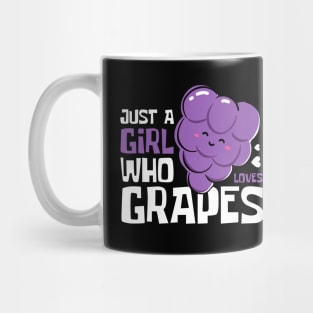 Just A Girl Who Loves Grapes Funny Mug